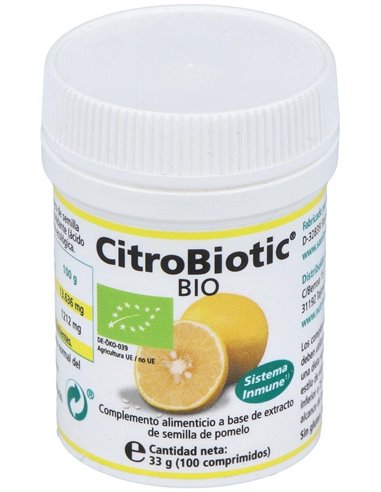 Citrobiotic (Ext.Semilla Pomelo) 100Comp. de Sanitas