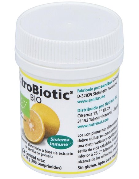 Citrobiotic (Ext.Semilla Pomelo) 100Comp. de Sanitas