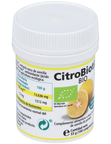 Citrobiotic (Ext.Semilla Pomelo) 100Comp. de Sanitas
