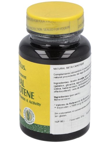 Natural Betacaroteno 90Perlas de Natures Plus