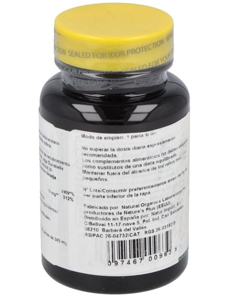 Natural Betacaroteno 90Perlas de Natures Plus