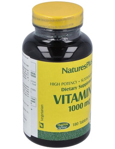 Vit. C 1000Mg.Con Escaramujo 180Comp. de Natures Plus