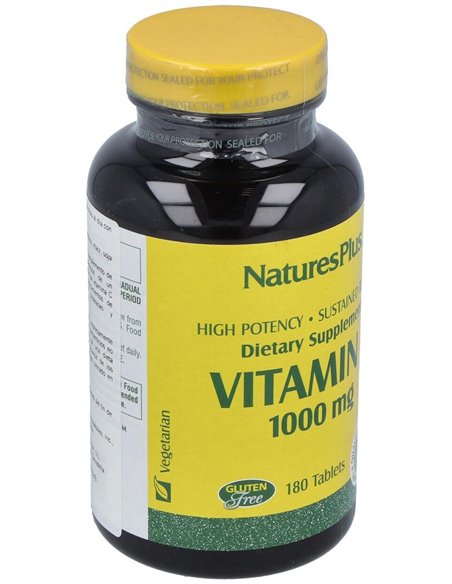 Vit. C 1000Mg.Con Escaramujo 180Comp. de Natures Plus