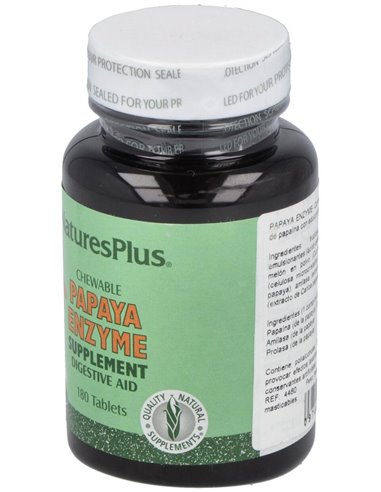 Papaya Enzime 180Comp. Masticable de Natures Plus