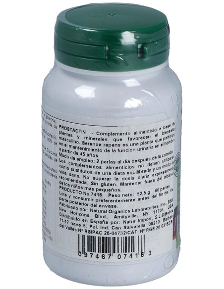 Prostactin 60Perlas de Natures Plus