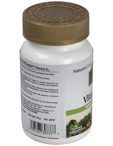 Garden Source Of Life Vitamina K2 60Cap. de Natures Plus