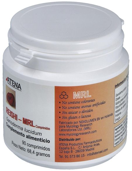 Reishi-Ganoderma-Mrl 500Mg. 90Comp. de Atena