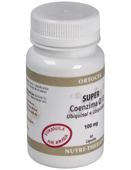 Super Q10 100Mg. 60Cap. de Ortocel Nutri-Therapy