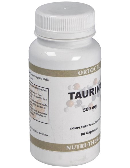Taurina 500Mg. 90Cap. de Ortocel Nutri-Therapy