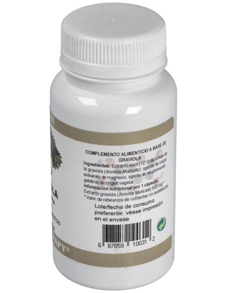 Graviola Extracto 500Mg. 90Cap. de Ortocel Nutri-Therapy