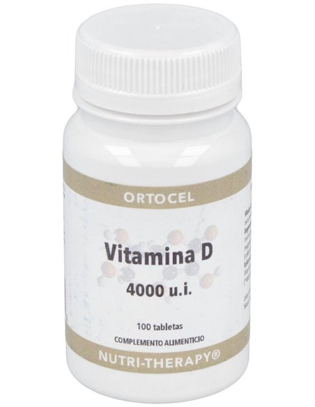 Vitamina D 4000Ui 100Comp. de Ortocel Nutri-Therapy