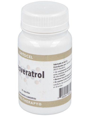 Resveratrol 30Cap. de Ortocel Nutri-Therapy
