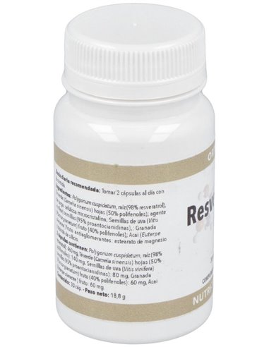 Resveratrol 30Cap. de Ortocel Nutri-Therapy