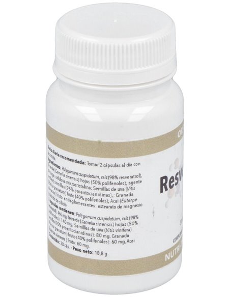 Resveratrol 30Cap. de Ortocel Nutri-Therapy
