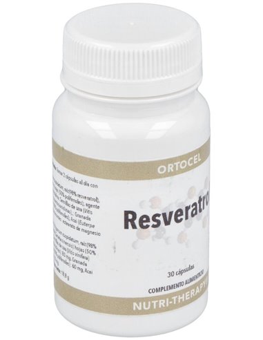 Resveratrol 30Cap. de Ortocel Nutri-Therapy