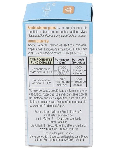 Simbiosistem Colicos Lactantes 10Ml. de Buona