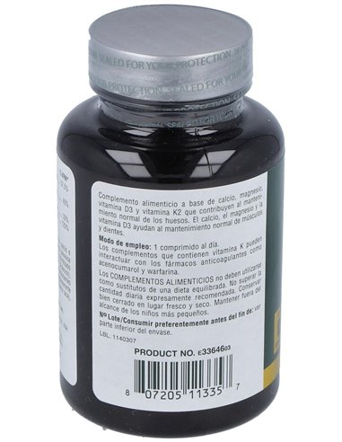 Calcio Magnesio D3 Con Vitamina K2 30 Comp de Natures Plus