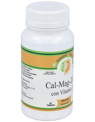 Cal Mag Zinc (Calcio-Magnesio-Zinc-Vit.D) 90Comp. de Nutri-Force