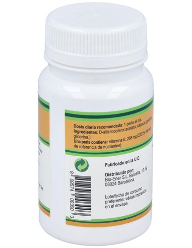 Vitamina E 400Iu 100Perlas de Nutri-Force