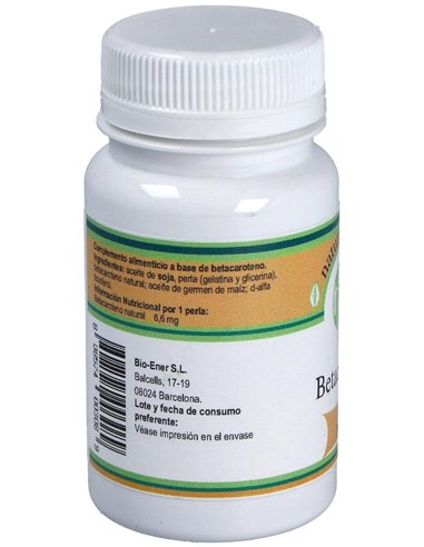 Betacaroteno/Pro-Vitamina A 100Perlas de Nutri-Force