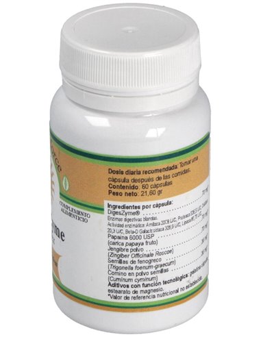 Enzimas Formula Complex 60Cap. de Nutri-Force