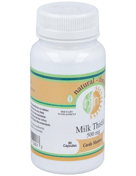 Cardo Mariano Milk Thistle 500Mg. 90Cap. de Nutri-Force