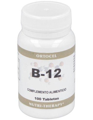 Vitamina B-12 500Mcg. 100Comp. de Ortocel Nutri-Therapy