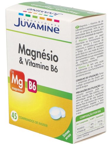 Juvamine Magnesio + B6 45Comp. de Juvamine