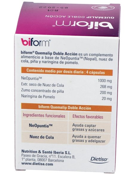 Biform Quemalip 60Cap. de Dietisa (Dielisa)