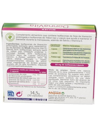 Donnavita  Envase 30 Cápsulas(30 Días) de Dielisa®