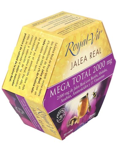 Jalea Real Royal Vit Mega Total 2000Mg. 20Amp de Dietisa (Dielisa)