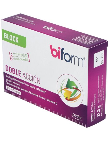 Doble Acción  Envase 30 Cápsulas(15 Tomas) de Biform®