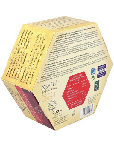 Royal-Vit Ginseng Envase Que Contiene 20 Viales de Royal-Vit®