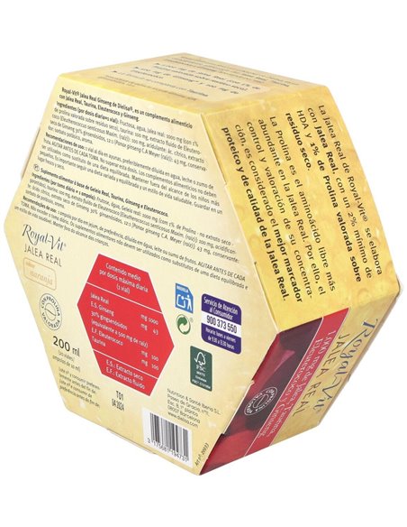Royal-Vit Ginseng Envase Que Contiene 20 Viales de Royal-Vit®