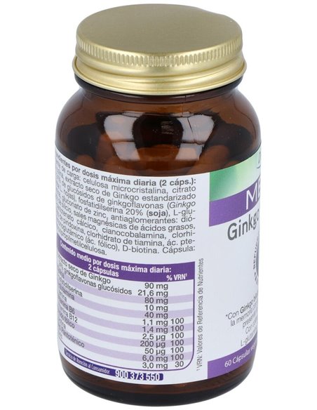 Mega Ginkgo Complex  Envase 60 Cápsulas(30 Dias) de Dielisa®