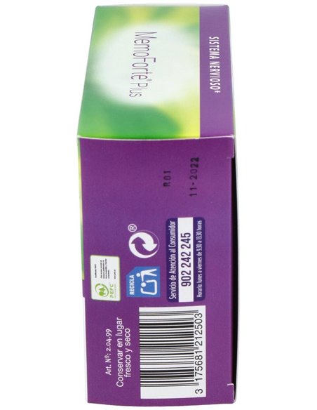 Memoforte Plus Cápsulas   Envase 30 Comp.(30 Dias) de Dielisa®