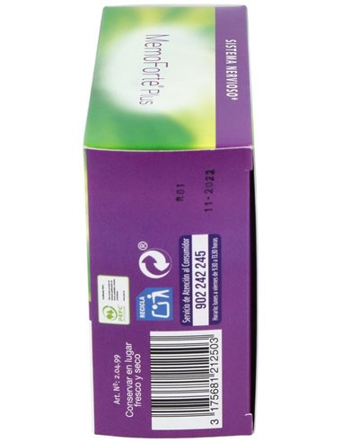 Memoforte Plus Cápsulas   Envase 30 Comp.(30 Dias) de Dielisa®