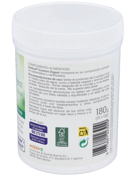Confort Digest Papaya 180Gr. de Dietisa (Dielisa)