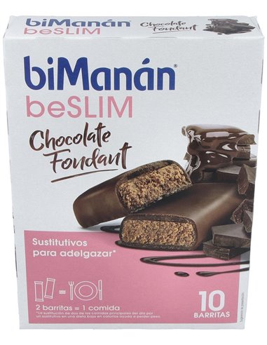 Barritas Chocolate Fondant 10Ud. de Bimanan