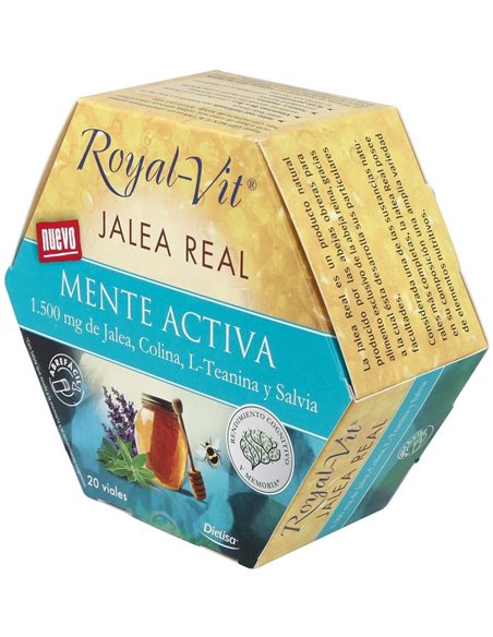 Jalea Real Royal Vit Mente Activa 20Viales de Dietisa (Dielisa)