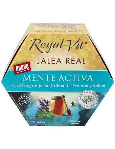 Jalea Real Royal Vit Mente Activa 20Viales de Dietisa (Dielisa)