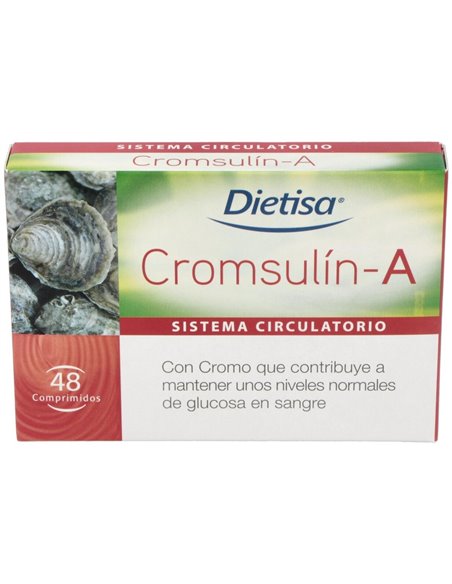 Cromsulín-A  Envase 48 Comp.(24 Días) de Dielisa®