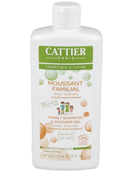 Gel De Ducha Y Champu Familiar S/S 500Ml de Cattier