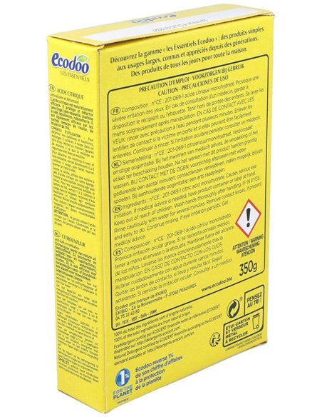 Acido Citrico Antical Desincrustante 350Gr. de Ecodoo