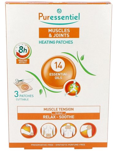 Articulaciones Y Musculos Con Calor 14 Ae 3Parches de Puressentiel