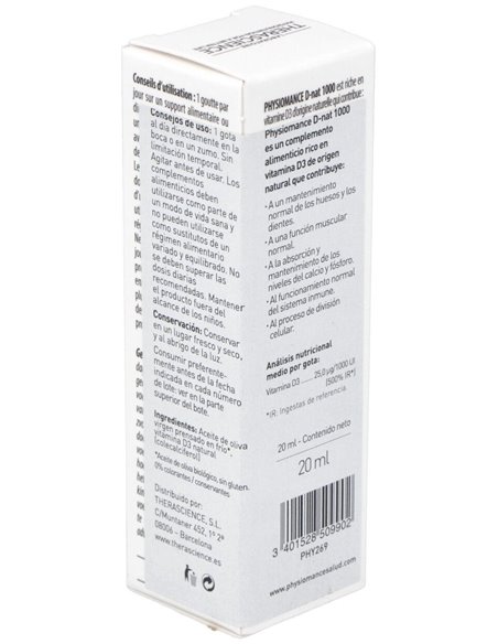 Physiomance D-Nat 1000 Gotas 20Ml. de Therascience