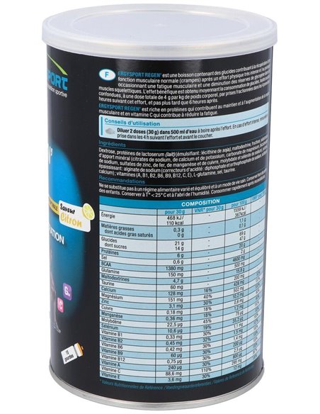 Ergysport Regen 450Gr. de Nutergia