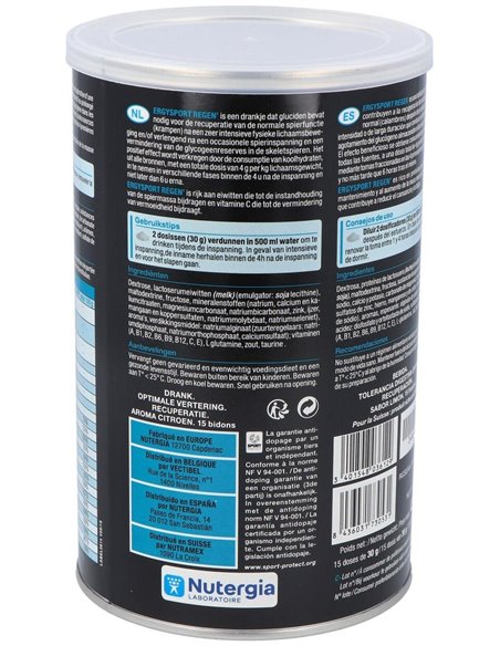 Ergysport Regen 450Gr. de Nutergia