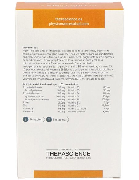 Physiomance Accion Dieta 4 30Comp. de Therascience