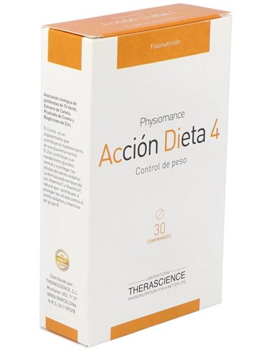 Physiomance Accion Dieta 4 30Comp. de Therascience